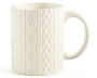 Cable Knit Design Mug