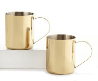 Title: Gold Cocktail Mugs Set of 2