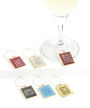 Alternative view 3 of Book Lovers Wine Charms, Set of 6