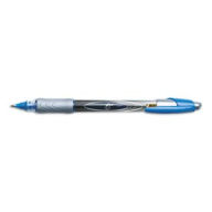 Title: Bic Z4C11BE Z4+ Stick Roller Ball Pen Translucent Brl Blue Ink Fine Point 0.70 mm Pack of 12