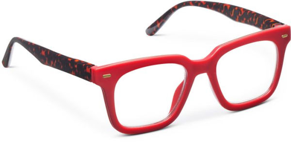 Reading Glasses - Starlet Red/Leopard Tortoise +2.00