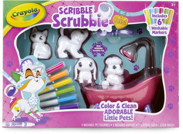 Crayola Scribble Scrubbies Pets Scrub Tub Playset