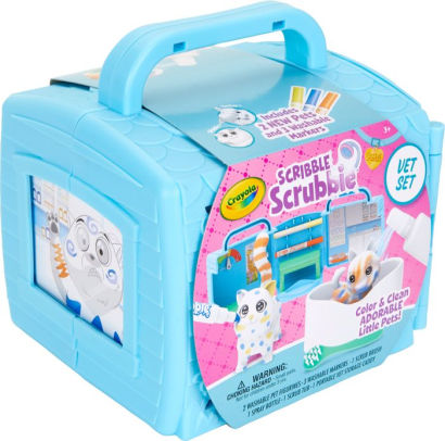 crayola scribble scrubbie vet set