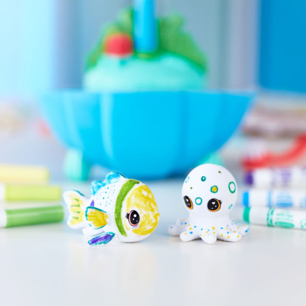 Crayola Scribble Scrubbie Pets Blue Lagoon Playset, Ocean Animals, Gift, Ages 3, 4, 5, 6