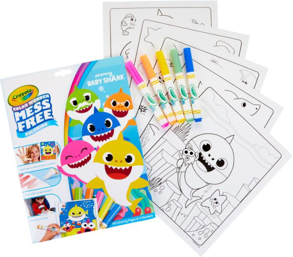 Baby Shark Color Wonder -18 pack