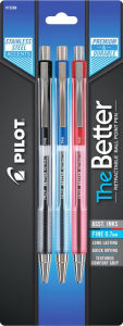 Title: TheBetter Retractable Ball Point Pen 3CT BLK/BLU/RED