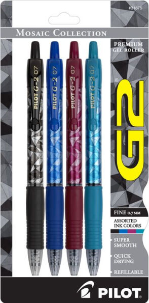 G2 Mosaic Collection 4pk BLK/BLU/BRG/TEA