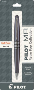 Title: MR Retro Pop Collection Ball Point Medium Point Gray, Houndstooth - Black Ink