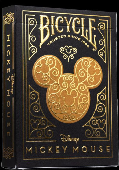 BICYCLE DISNEY BLACK & GOLD MICKEY PLAYING CARDS