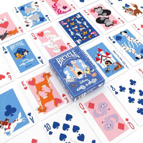 Bicycle Disney Cats and Dogs Playing Cards