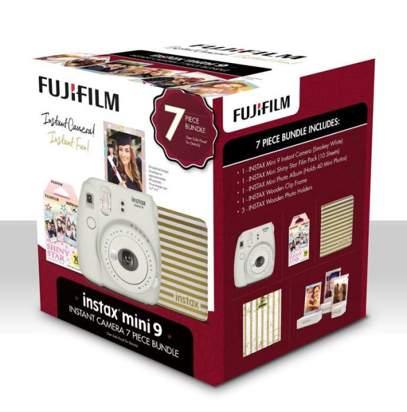 Fujifilm 600020651 Instax Mini 9 Bundle - Ice White