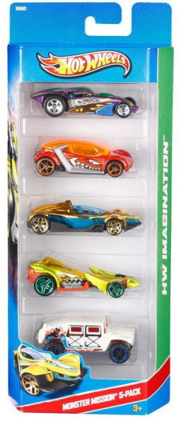 Hot Wheels Diecast Cars - 5pk (Colors May Vary)