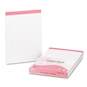 Ampad 20098 Breast Cancer Awareness Pads Lgl/Wide Rule Ltr Pink 6 50-Sheet Pads/pk