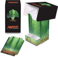 Title: Mana 5 Forest Deck Box with Tray