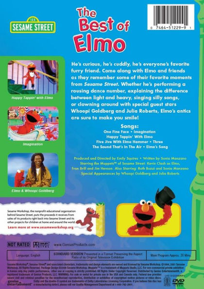 Sesame Street: The Best of Elmo by Whoopi Goldberg | DVD | Barnes & Noble®