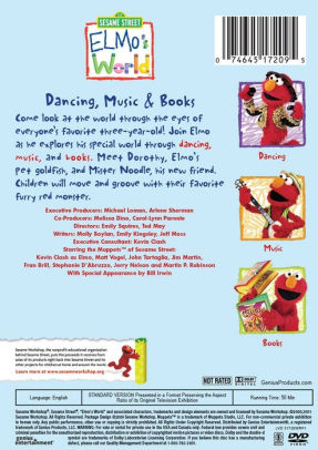 Sesame Street Elmo S World Dancing Music And Books By Ted May Emily Squires Ted May Emily Squires Kevin Clash Matt Vogel Dvd Barnes Noble - elmo song roblox id how to get robux with star code