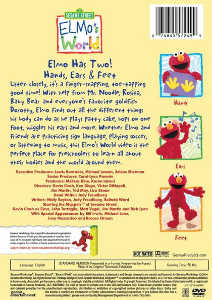 Barnes and Noble Sesame Street: Elmo's World - Elmo Has Two! Hands ...
