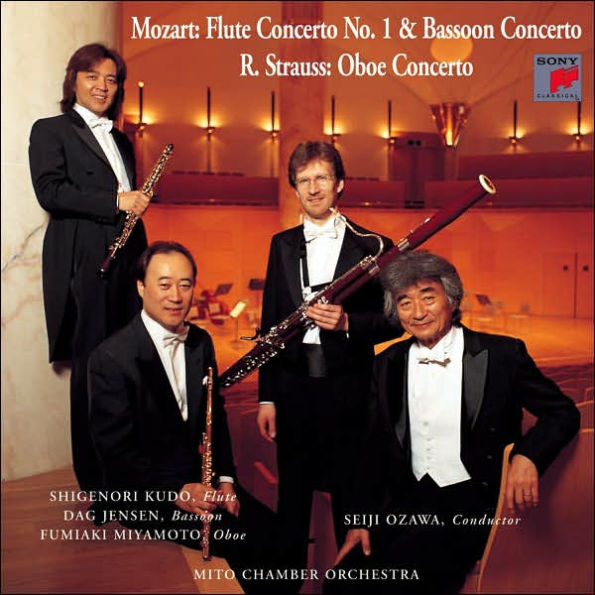 Mozart: Flute Concerto No. 1; Bassoon Concerto; R. Strauss: Oboe Concerto