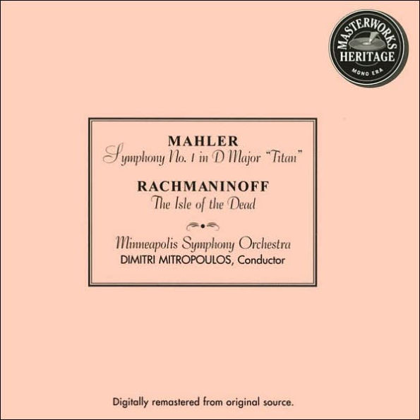 Mahler: Symphony No. 1 "Titan;" Rachmaninoff: The Isle of the Dead