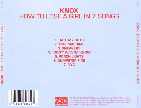 How to Lose a Girl in 7 Songs