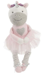 Title: Knitted Unicorn Plush Toy - 10