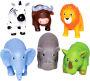 Jungle Party 6 Piece Bath Toys