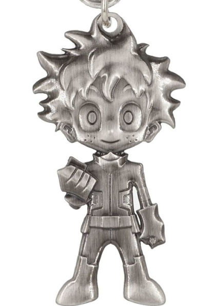 MY HERO DEKU FIGURE PEWTER KEYRING