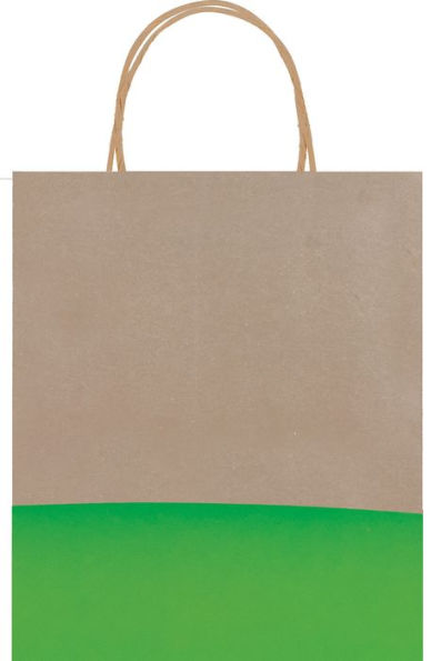 Lime Dipped Kraft Tote