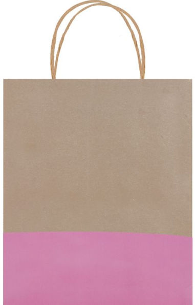 Cassis Dipped Kraft Tote