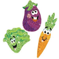 Title: TREND ENTERPRISES INC. T-63036 VEGGIE FRIENDS SPARKLE STICKERS