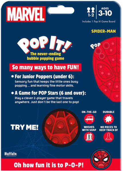 Marvel Pop It Spiderman