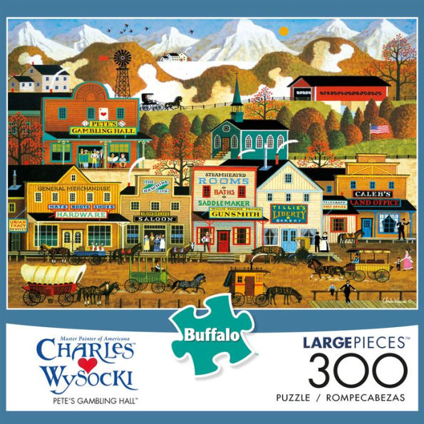 Wysocki: Pete's Gambling Hall 300 Large Piece Jigsaw Puzzle