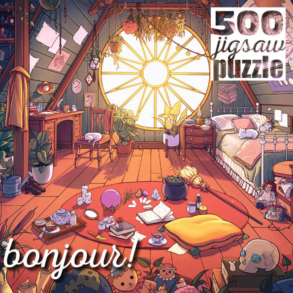 Bonjour A Messy Bedroom 500 Piece Puzzle