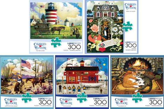 Charles Wysocki 300 Large Piece Puzzle Assorted Styles Vary By Buffalo Games Inc Barnes Noble