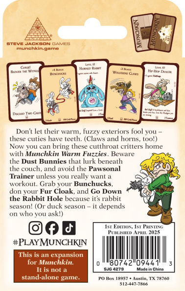 Munchkin Warm Fuzzies by Steve Jackson Games