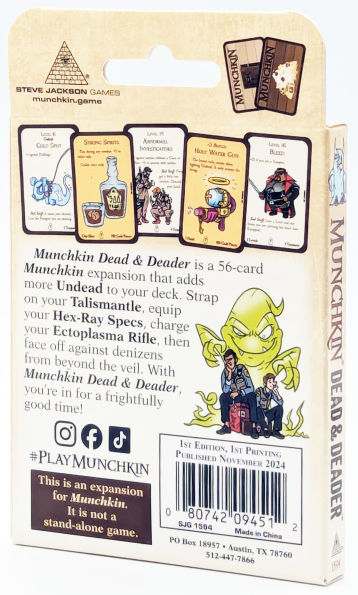 Munchkin Dead & Deader by Steve Jackson Games