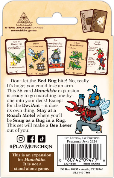Munchkin The Floor Is Larva by Steve Jackson