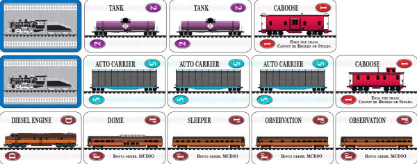 Express The Railroad Card Game by Darwin Bromley