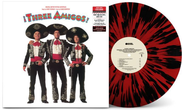Three Amigos [Original Motion Picture Soundtrack] [Red and Black Splatter Vinyl] [Barnes & Noble Exclusive]