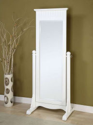 Title: Powell 270-230 Color Story Pure White Cheval Mirror