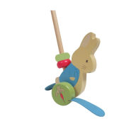 Title: Peter Rabbit Wood Push Toy