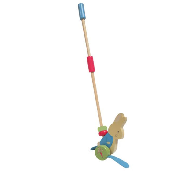 Peter Rabbit Wood Push Toy