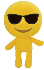 Title: I luv Emoji Plush Bendable - Sunglasses