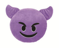 Title: Large Emoji Pillow Smiling Face With Horns