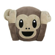 Title: Emoji Monkey- Large Pillow