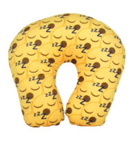 Title: Emoji Reversible Neck Pillow- Sleepy Face