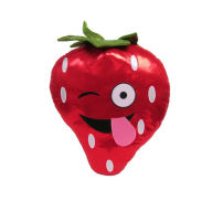 Title: Emoji Large Pillow Strawberry - Silly Wink