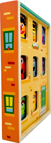 Sesame Street-Wooden Neighborhood Block Set