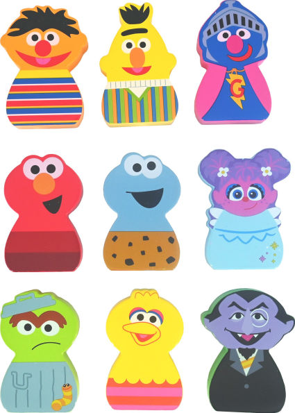 Sesame Street-Wooden Neighborhood Block Set