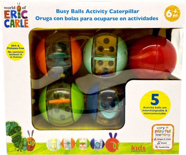 Eric Carle Very Hungry Caterpillar Busy Balls